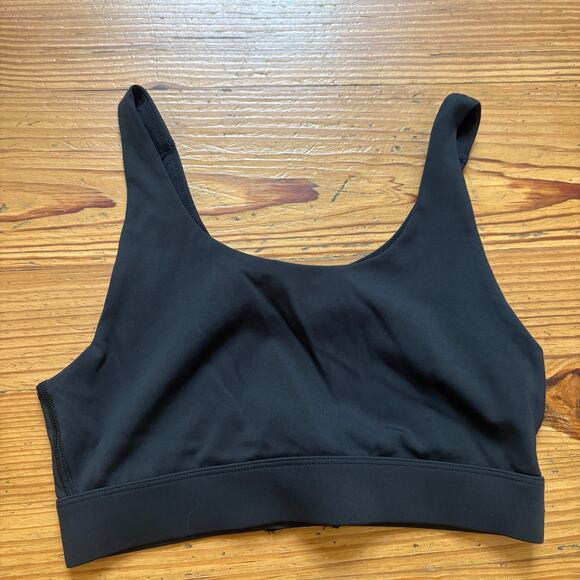 Outdoor Voices black open back clasp closure sports bra top SIZE S - Picture 1 of 4